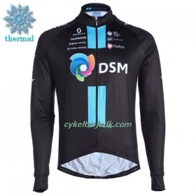 Cykeltrøje Langærmet Vinter 2022 Team DSM Sort